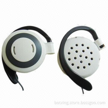 Hang-ear Earphones, 20 to 20,000Hz Frequency with 32 Ohms Impedance